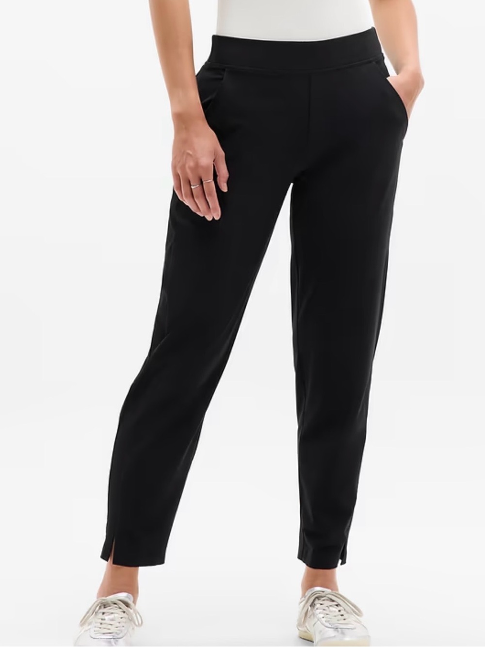 Athleta Brooklyn Mid Rise Ankle Pant Black
